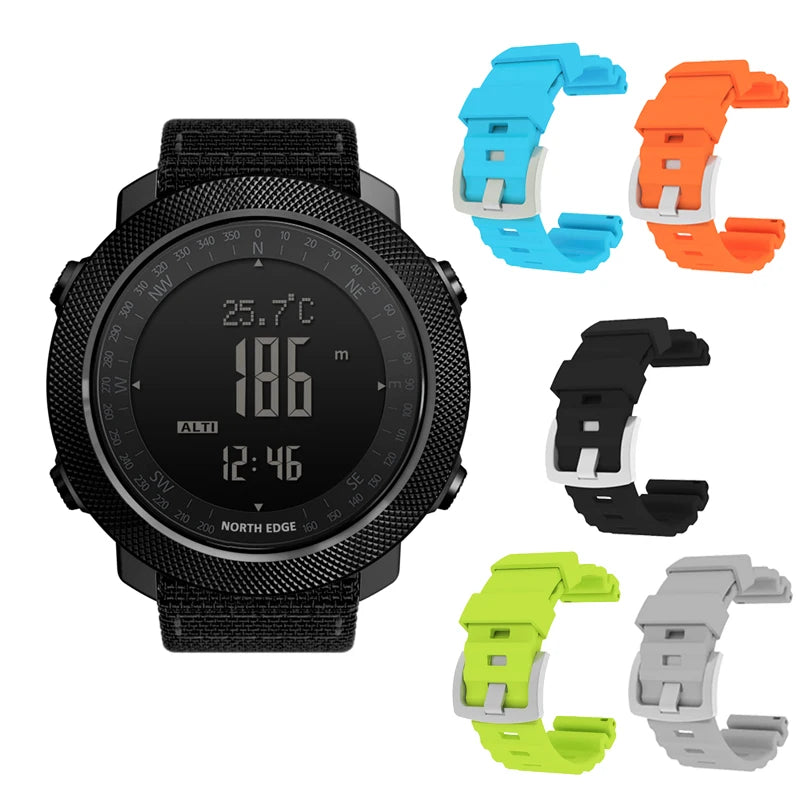 NORTH EDGE Apache 3 – Rugged Outdoor Digital Sports Watch