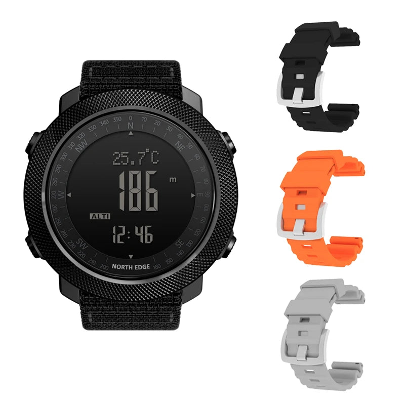 NORTH EDGE Apache 3 – Rugged Outdoor Digital Sports Watch