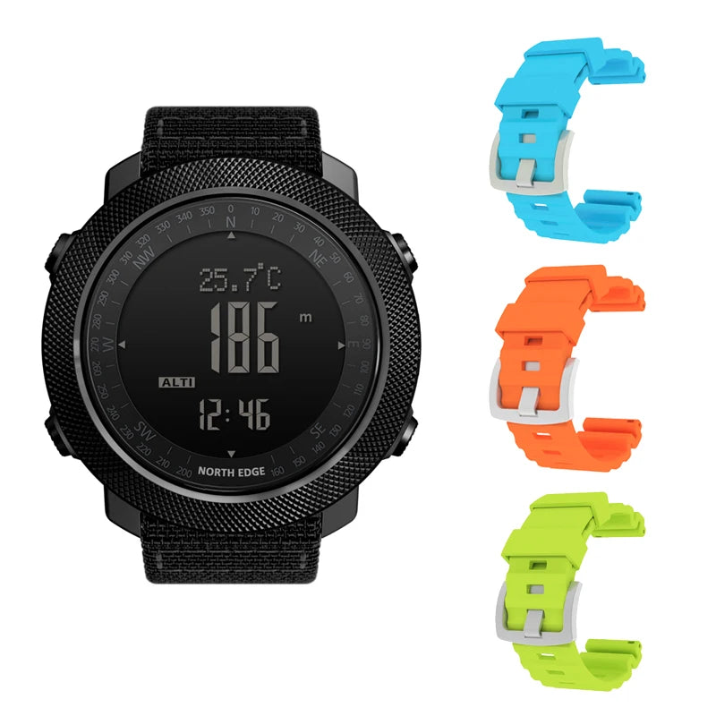 NORTH EDGE Apache 3 – Rugged Outdoor Digital Sports Watch