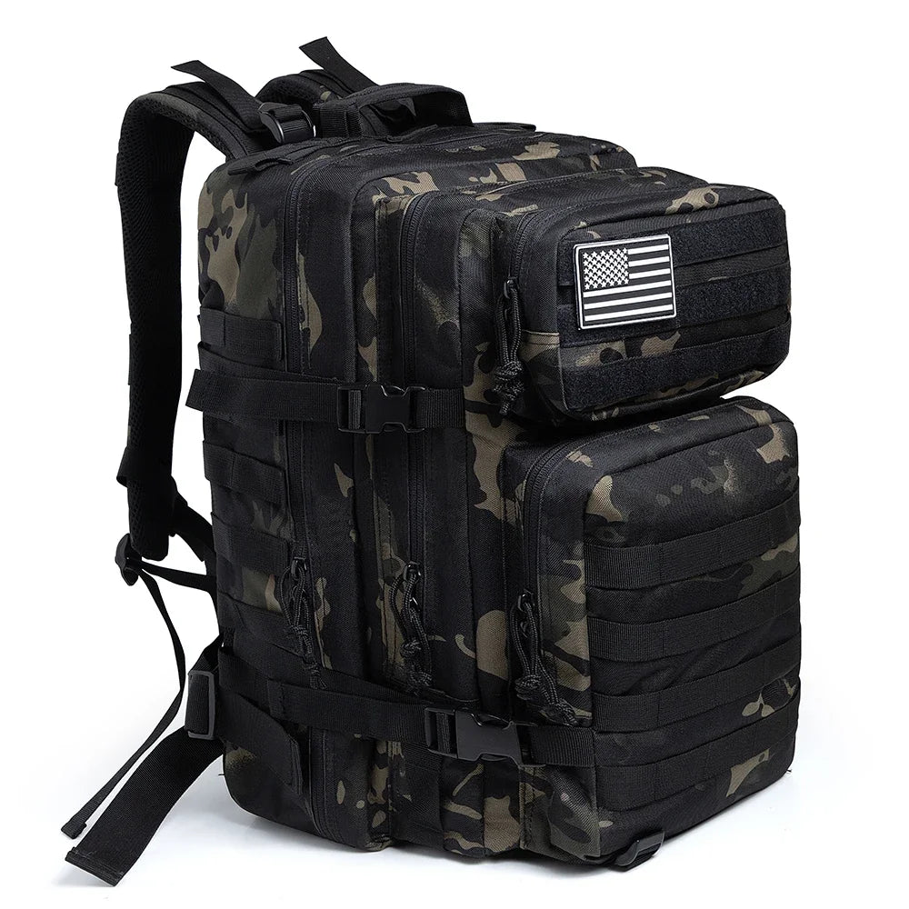 Outdoor Tactical Backpacks 45L Large Capacity Man Women 3 Days Molle Hiking Bags For Outdoor Trekking Camping Backpack