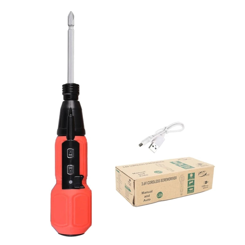 Cordless Electric Screwdriver | Rechargeable & Portable for DIY & Professional Use